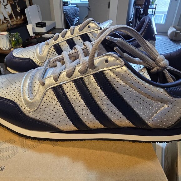 adidas Originals Other - Adidas Originals Galaxy OG Silver Metallic/Night Indigo Shoes JR1614 MENS SZ 10